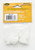 Nicole Crafts 2006 Flocked Minis Ghosts, small white flocked ghost decorations in clear plastic packaging.