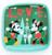 Disney Mickey and Minnie Christmas Themed LOVE Plate