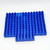 MEGA BLOKS Mattel Mega Bloks 2 X 2 Lot of 38 Blue Blocks, a collection of small blue building blocks with studded tops on a white background.