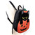 Spookyville Critters Furry Black Cat in Pumpkin Mini Backpack in Vinyl