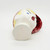 Unbranded Vintage Porcelain Small Boy With Hat 3.5" Vase, white porcelain vase with hand-painted cartoon boy wearing a hat, on a plain white background.