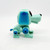 McDonald's Happy Meal Toy 2001 Robo-Chi Pets Toy - Blue / Green, vintage robot dog with blue eyes, a blue and green body, and a removable compartment on its back, not working.