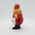 Vintage 1970's Bright Star Mfg. Plastic Santa Claus Holding Reindeer Snow Globe