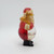 Vintage 1970's Bright Star Mfg. Plastic Santa Claus Holding Reindeer Snow Globe