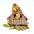 HOMCO Vintage Homco Chipmunks Birdhouse Wall Hanging Home Decor, decorative wall hanging featuring three detailed chipmunks on a wooden birdhouse with a leafy base.