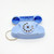Vintage Steel Stamping Co Toy Blue Plastic Phone