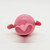 Spin Master 2008 Yo Gabba Gabba 3.75" Foofa PVC Toy Figure, pink character with a round body and a smiling face.