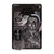 Super7 King Diamond 3.75 inch ReAction Figure - Black, damaged card packaging featuring artwork of King Diamond with face paint and gothic attire.