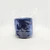 AVON Shimmering Keep Sake Box Blue Embroidered, blue embroidered keepsake box wrapped in plastic packaging.