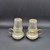 Vintage Oil Lamps Shaped Salt & Pepper Shakers