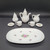 Royal Norfolk Miniature Porcelain Tea Set For Two - Rose