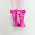 Monster High 2015 Cheerleader Draculaura Doll (Loose), pink plastic cheerleader boots with ruffled tops.