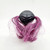 McDonald's Happy Meal Toy 2015 Monster High #6 Make Up Artist Toy, black plastic head with pink hair and wig
