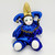 Porcelain Blue 9" Clown Jester Doll 