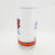 Getty NCAA Big East Basketball Glass Tumbler - Vintage Syracuse Collector's Item, clear glass tumbler with orange and blue team logos and accents.