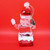 Santa Sitting on Chimney Ice Cubed Shaped Acrylic Hanging Ornament 