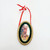 Coca-Cola 1991 Santa Claus 1965 Boys Life 3" Oval Hanging Ornament