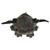Hellion Gargoyle 8-inch Plush that is gray with black wings, horns and teeth with red eyes top view