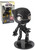 Funko Black Panther MCC Wacky Wobbler, collectible black panther figurine with a large head, standing on a round black base.