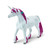 All unicorns are quiet creatures, but the pink unicorn represents the spirited branch of the family. Their bright-colored manes and been passed from generation to generation, along with their desire for journeys and adventures.