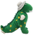 Spin Master 2003 Dorothy the Dinosaur from The Wiggles 7-inch plush. Dorothy the Dinosaur is a "rososaurus", a "yellow-spotted green herbivorous dinosaur (ornithischian) with surprisingly scary teeth".