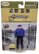 Ertl Collectible 2001 Outdoor Sportsman fisherman action figure of Jimmy Houston with fishing pole and tackle box.  The 1:18 scale figure stands 3.75-inches tall and features Jimmy Houston wearing blue shirt and hat with black pants and brown shoes.