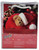 Boyds Bears 2006 Lil' Sumptin' 3-Piece Gift Set - Red M&M, plush teddy bear dressed in a red Santa hat and red gift bag, with festive Christmas decorations in the background.