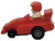 McDonald's Happy Meal toy of Ronald McDonald red race car from the 1988 Turbo Mac series of pullback cars.  The race car is red with McDonald logo on hood and Ronald McDonald from the shoulders up.  The series contained 4 different cars with different McDonaldland characters at the wheel. McDonald's Happy Meal toy of Ronald McDonald red race car from the 1988 Turbo Mac series of pullback cars.  The race car is red with McDonald logo on hood and Ronald McDonald from the shoulders up.  The series contained 4 different cars with different McDonaldland characters at the wheel.
