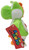 Nintendo Good Stuff 2017 Nintendo Super Mario 7-inch Yoshi Plush, colorful and soft plush toy of Yoshi from Super Mario, with tag showing Super Mario branding.