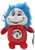 Aurora 2021 Dr. Seuss Squishy Thing 2 Plush, colorful stuffed toy featuring a winking face, blue spiky hair, and a red outfit with 'THING 2' printed on the front.