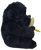 Platinum 1989 Gorilla holding banana 10-inch plush.  The gorilla is black and holding a peeled banana with eyes focused to his right side.