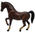Vintage Breyer horse of dark chestnut stallion from the Arabian Family with Blue Ribbon set.  The stallion has Round Breyer Molding Co. stamp.