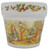 Teleflora 1997 Beatrix Potter Peter Rabbit Ceramic Planter, collectible ceramic planter featuring classic Peter Rabbit illustrations with garden scenery and flora.