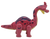 Rocksy the Apatosaurus toy dinosaur figure that was available at T-Rex Cafe.  Rocksy is Heartford's twin sister and loves the spotlight while on the beach.  Rocksy is pink and made of PVC.