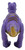 T-Rex Cafe Dexter the T-Rex Dinosaur Figure, purple toy dinosaur with green and beige accents viewed from the back.