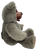 Applause Robert Raikes Originals 12-inch Woody Bear that is grey.   Applause commemorates the artist with a design inspired bear. Robert Raikes bears have wooden face and soles of their feet.  The arms and legs are jointed at sockets.