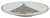 Holy Tree collection by Lynn's China salad plate.  The stoneware bowl features a Christmas Tree with presents as the focal point of the bowl.  The salad plate is 7.5-inches across with green ring.