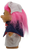 Russ Berrie nurse troll doll that stands 4.75-inches tall with pink hair. The nurse is wearing white uniform with dark blue cape with red ribbon.  The hat is white with red trim.