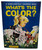 Playmore Inc. Playmore 1969 What's The Color? A Learn-And-Play Coloring Book, colorful illustrated cover featuring a girl (with blonde hair and floral dress) drawing in a book surrounded by kittens and flowers.