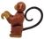 Fisher-Price Original Little People monkey.  The monkey has jointed arms and legs with head that moves side to side.