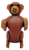 Fisher-Price Original Little People monkey.  The monkey has jointed arms and legs with head that moves side to side.