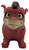 McDonald's Happy Meal Toy 2007 Dream Works Shrek 3 #4 Dronkey, a loose plastic Dronkey figure from the Shrek movie franchise with large green eyes and a pink body.