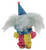 Russ Berrie & Co Russ Berrie Happy Birthday 5 Inch Troll with Light Blue Hair, wearing colorful party attire and a birthday hat.