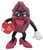 Applause California Raisins 1988 California Raisins Valentines Day Be Mine Figure, anthropomorphic raisin character holding a 'Be Mine' heart Valentine's Day accessory.