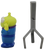 Burger King Kids Club figure of the Alien from the 1996 Disney Toy Story series.  The Alien stands 2.75-inches tall with his blue suit and comes with the claw from the claw machine.