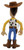 McDonald's Happy Meal Toy 1996 Disney Masterpiece Toy Story Woody loose figure, cowboy toy with hat, yellow shirt, blue pants, and cowboy boots.