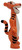 McDonald's Happy Meal Toy 1996 Walt Disney Masterpiece Collection Winnie the Pooh (Tigger Loose), a plastic figurine of Tigger from Winnie the Pooh showing a cheerful expression with an open mouth and standing upright.