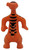 McDonald's Happy Meal Toy 1996 Walt Disney Masterpiece Collection Winnie the Pooh (Tigger Loose), plastic Tigger character figurine with orange body and black stripes.