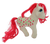 Vintage Hasbro 1987 G1 My Little Pony Twice as Fancy Ponies Sugarberry. Sugarberry is a white pony with red hair and strawberries on body. Sugarberry was made in Hong Kong.