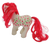Vintage Hasbro 1987 G1 My Little Pony Twice as Fancy Ponies Sugarberry. Sugarberry is a white pony with red hair and strawberries on body. Sugarberry was made in Hong Kong.